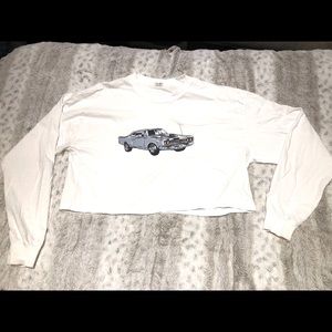 Brandy Melville long sleeved crop T